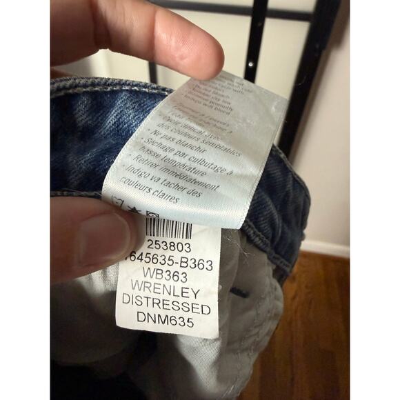 Paige Celeste Wide Leg Jeans in Wrenley Distressed Size 30 - Picture 4 of 6